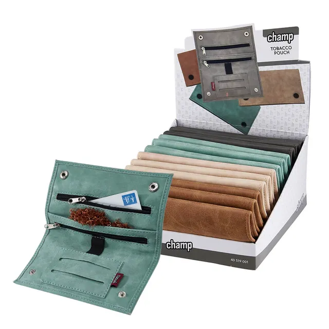 Plantadiscount Parafernalia Champ High Tobacco Pouch Multif.Mix Colors 44178 porta tabacco 12 pezzi