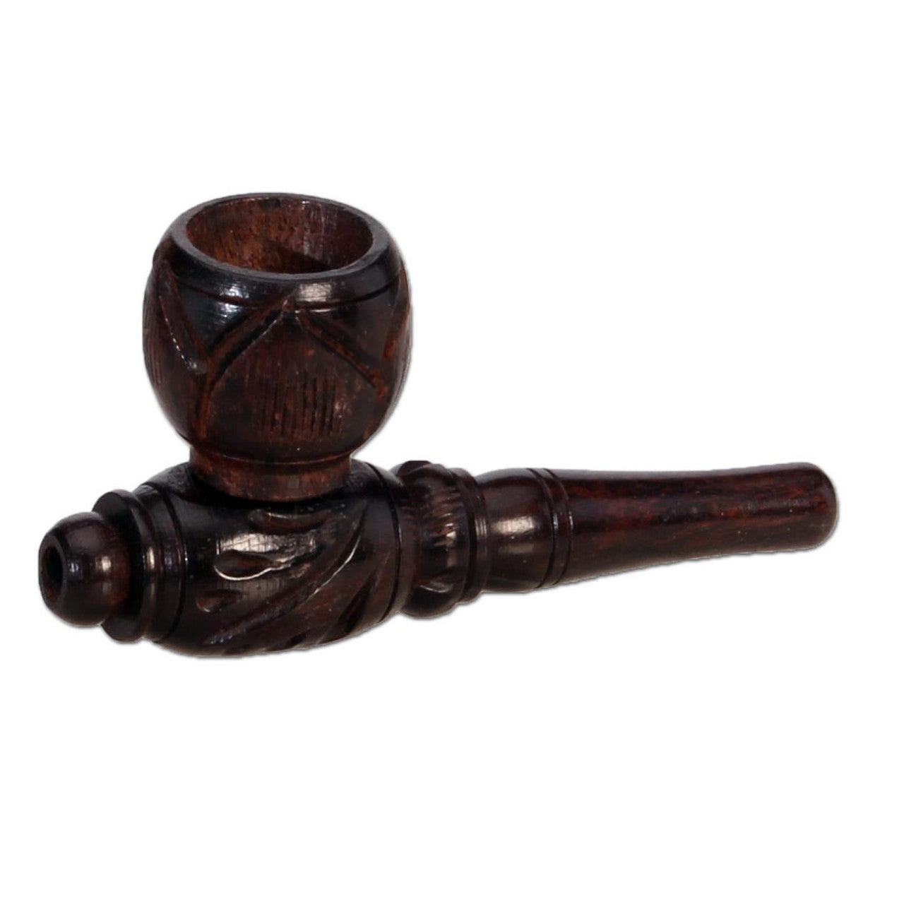 Plantadiscount Parafernalia Smoking Pipe carved light wood pipa in legno