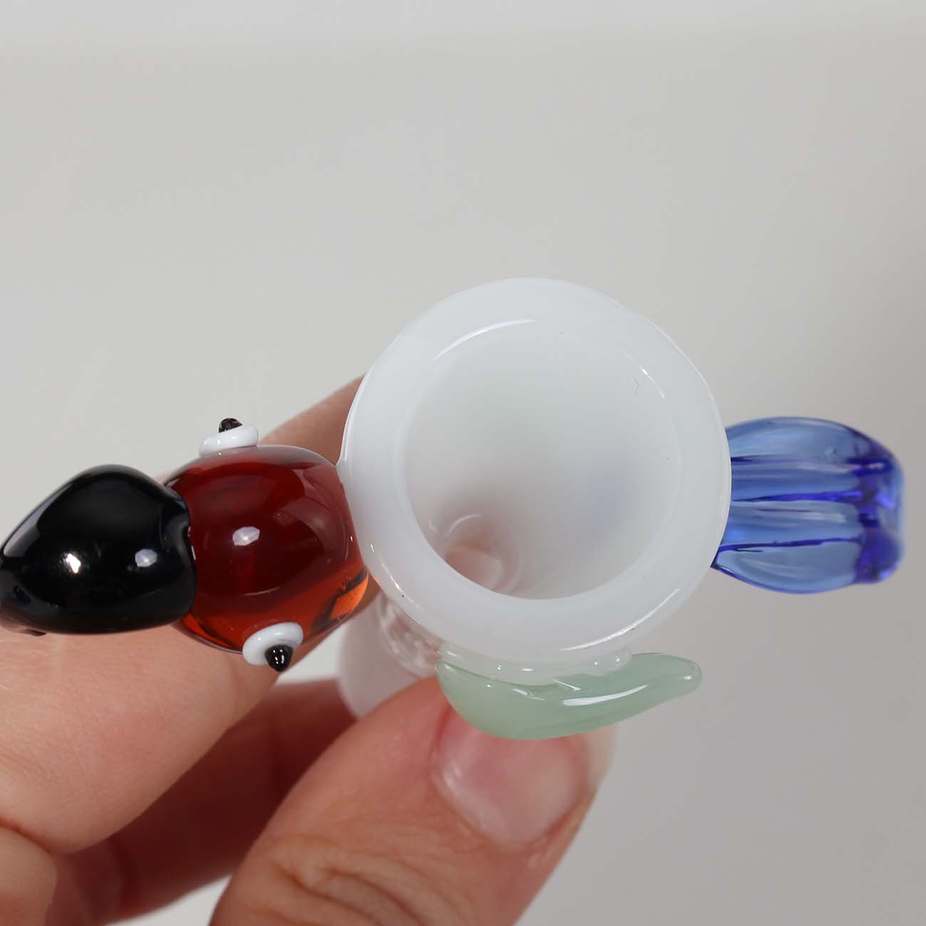 Parafernalia Herb Bowl Parrot braciere in vetro