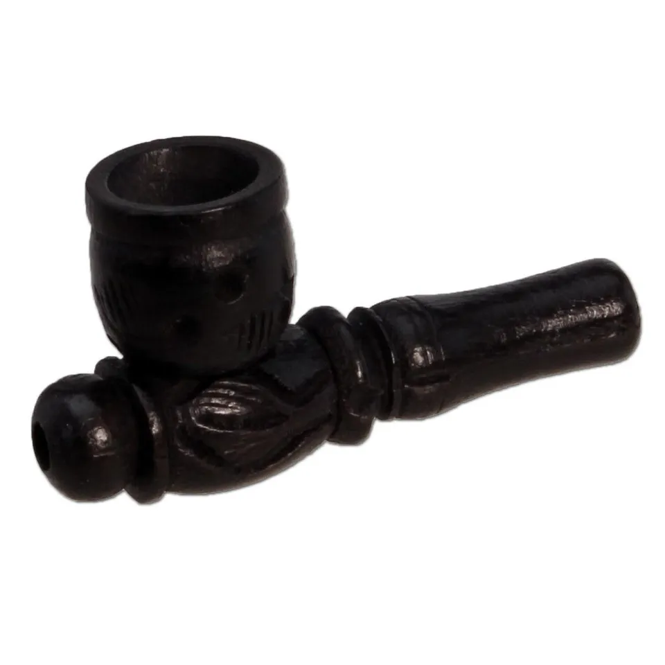 Plantadiscount Parafernalia Shisham Pipe 2-part carved screwable pipa in shisham