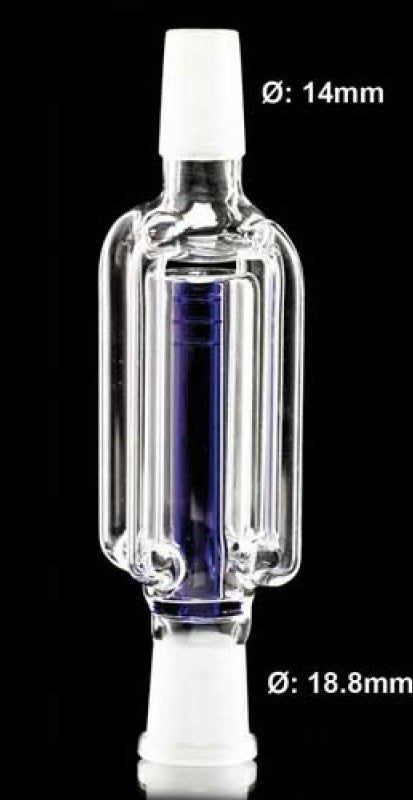 Grace Glass Parafernalia PRE-COOLER 4 ARM BLUE Ø 18,8 MM precooler