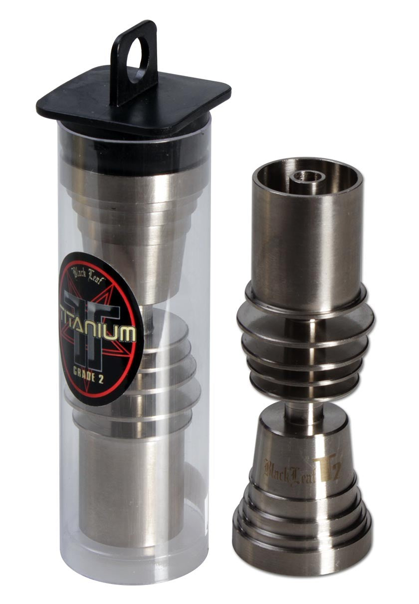 Black Leaf T2 Titanium Oil Nail nail domeless in titanio