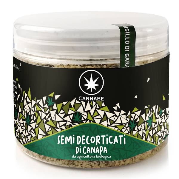 Cannabe Alimenti Semi di Canapa Sativa Decorticati semi biologici