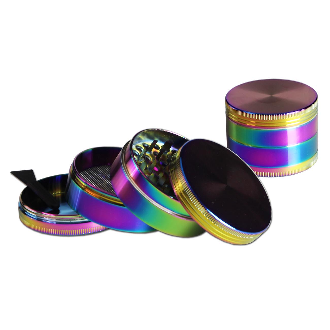 Plantadiscount Parafernalia Grinder Oil Colours 4-part grinder Ø 58/55 mm