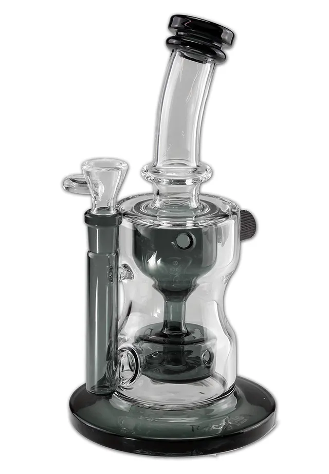BLAZE GLASS Parafernalia BLAZE GLASS Recycle Bubbler Funnel Percolator bong