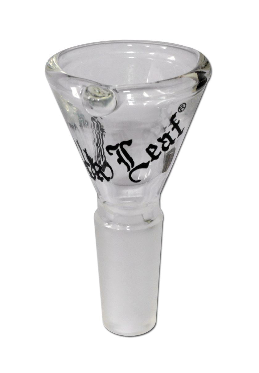 Black Leaf Parafernalia Black Leaf Glass Bowl braciere con fermo
