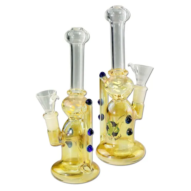 Black Leaf Parafernalia Recycle Bong golden bong ricircolo
