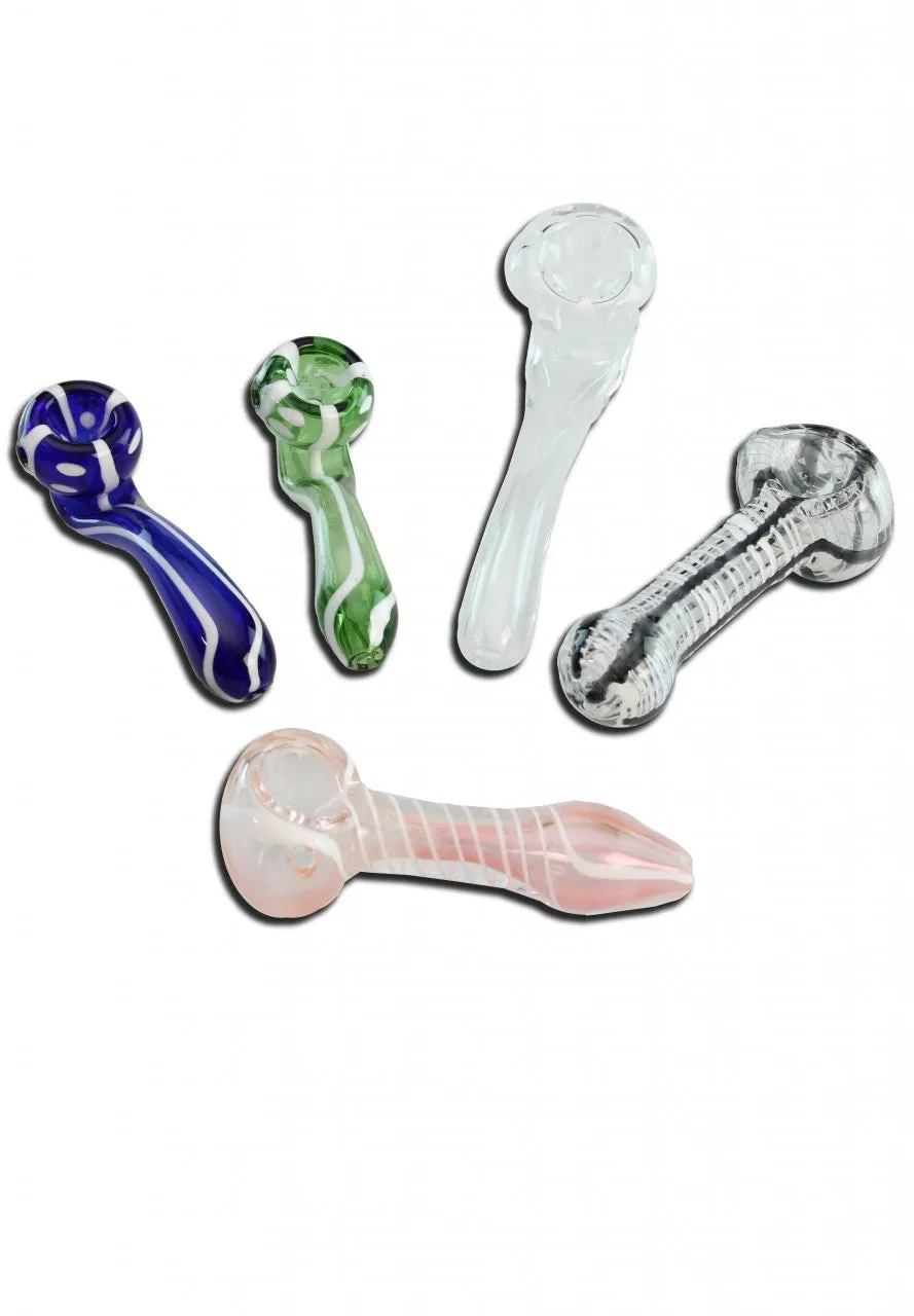 Plantadiscount Parafernalia Hand Pipes Set various Designs set pipe 5 pezzi