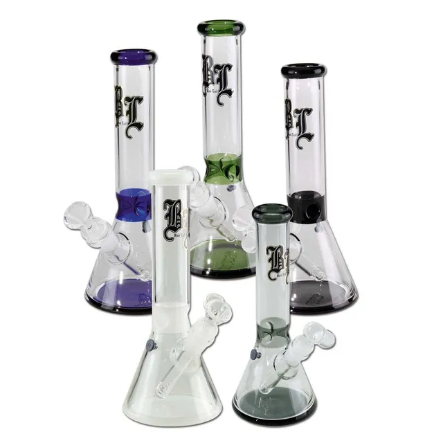 Black Leaf Parafernalia Flask Bong Ghiaccio bong compatto