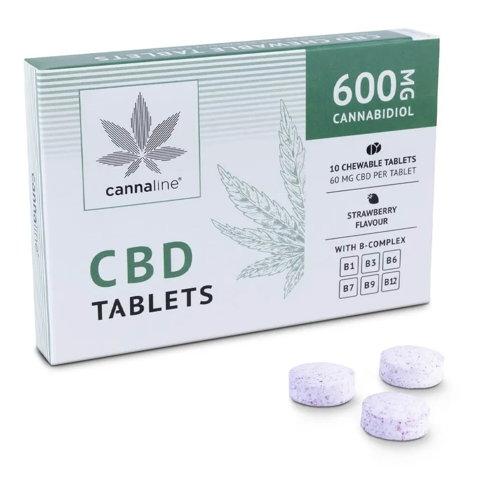 Cannaline Compresse masticabili con CBD compresse 600, 1200 o 1800 mg