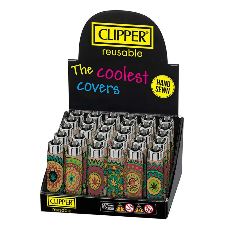 CLIPPER Cork Covers MANDALA accendino con copertura in sughero