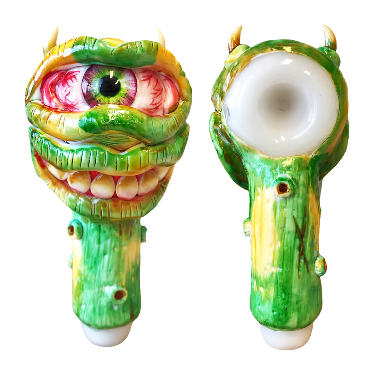 Plantadiscount Parafernalia Pipa in Vetro Monster Edition Deviated Lizard 15cm