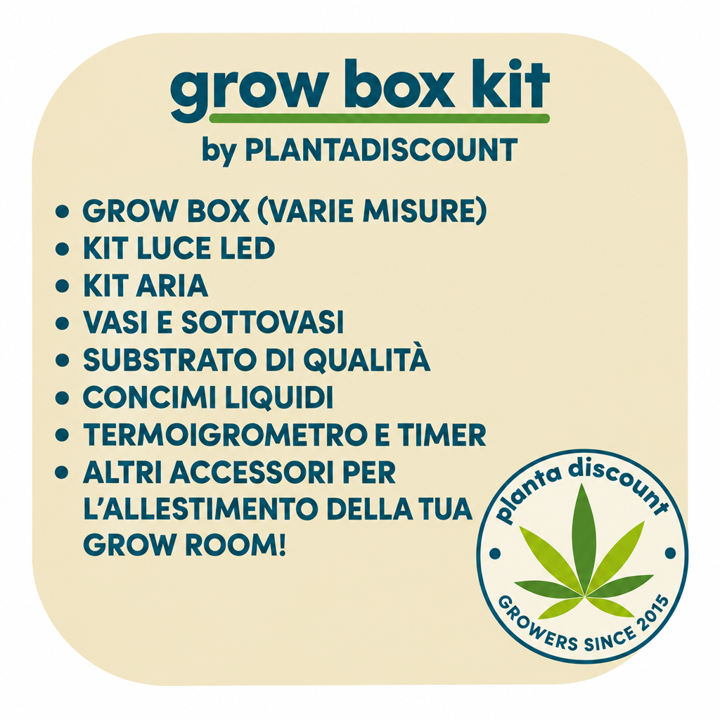 Grow Box Kit Led 600W kit grow box 120x120x200 cm con Lumatek Zeus