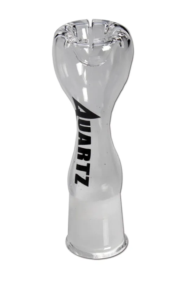 Black Leaf Parafernalia Quartz Oil Bowl with Slits braciere in quarzo