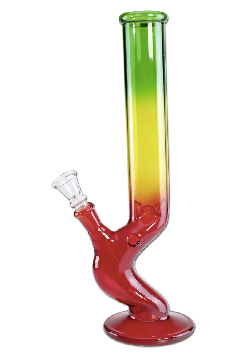Rasta Bong Ice bent bong con camera per ghiaccio