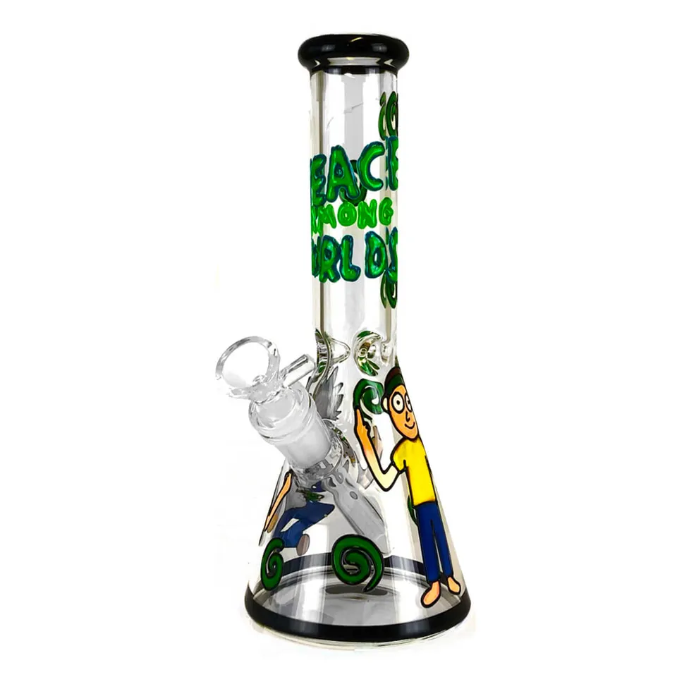 Cartoon Boy Parafernalia Handcrafted Glass Bong 25cm 35710 bong 1 pezzo vetro