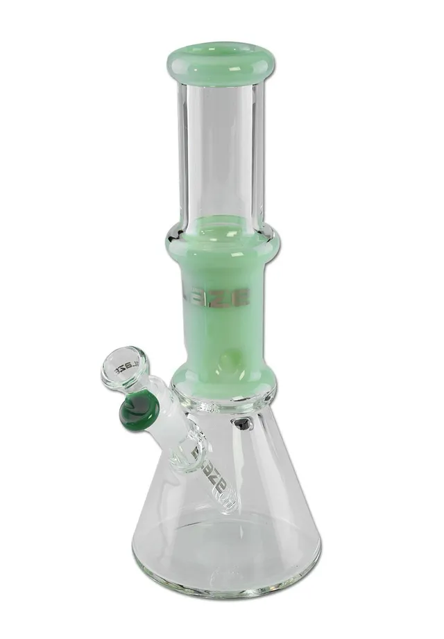 BLAZE GLASS Parafernalia BLAZE GLASS Flask Bong Ice jade bong