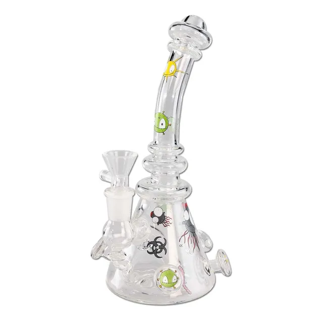 Parafernalia Haze Invaders Bubbler pipa in vetro