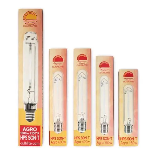 Cultilite Illuminazione Bulbo HPS SON-T Agro lampada HPS 400 W 2100 K