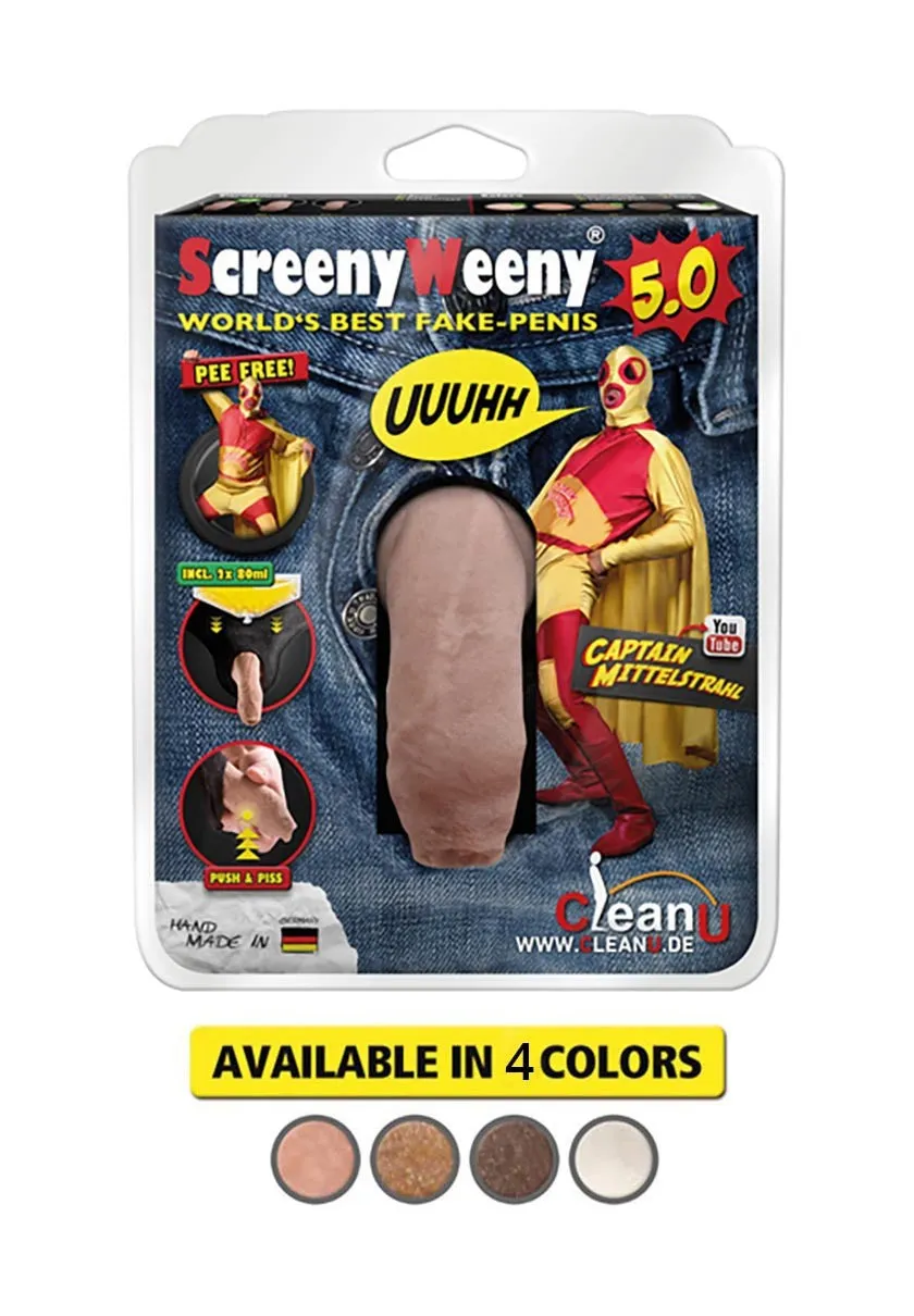 ScreenyWeeny Parafernalia 5.0 silicone fake penis urinatoio