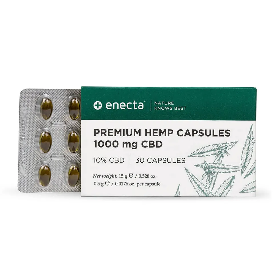 Enecta CBD in Capsule capsule softgel 1000 mg 30 pezzi