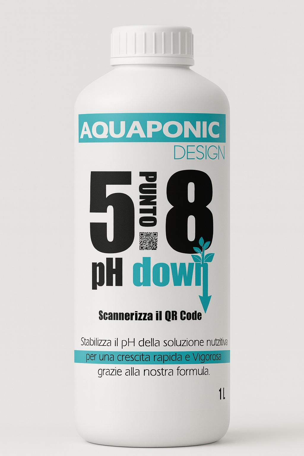 AQUAPONIC DESIGN pH Down correttore pH 1 l acido fosforico