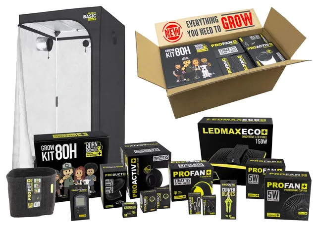 Garden HighPro GROWKIT 80H kit coltivazione indoor 80 x 80 cm LED 150W