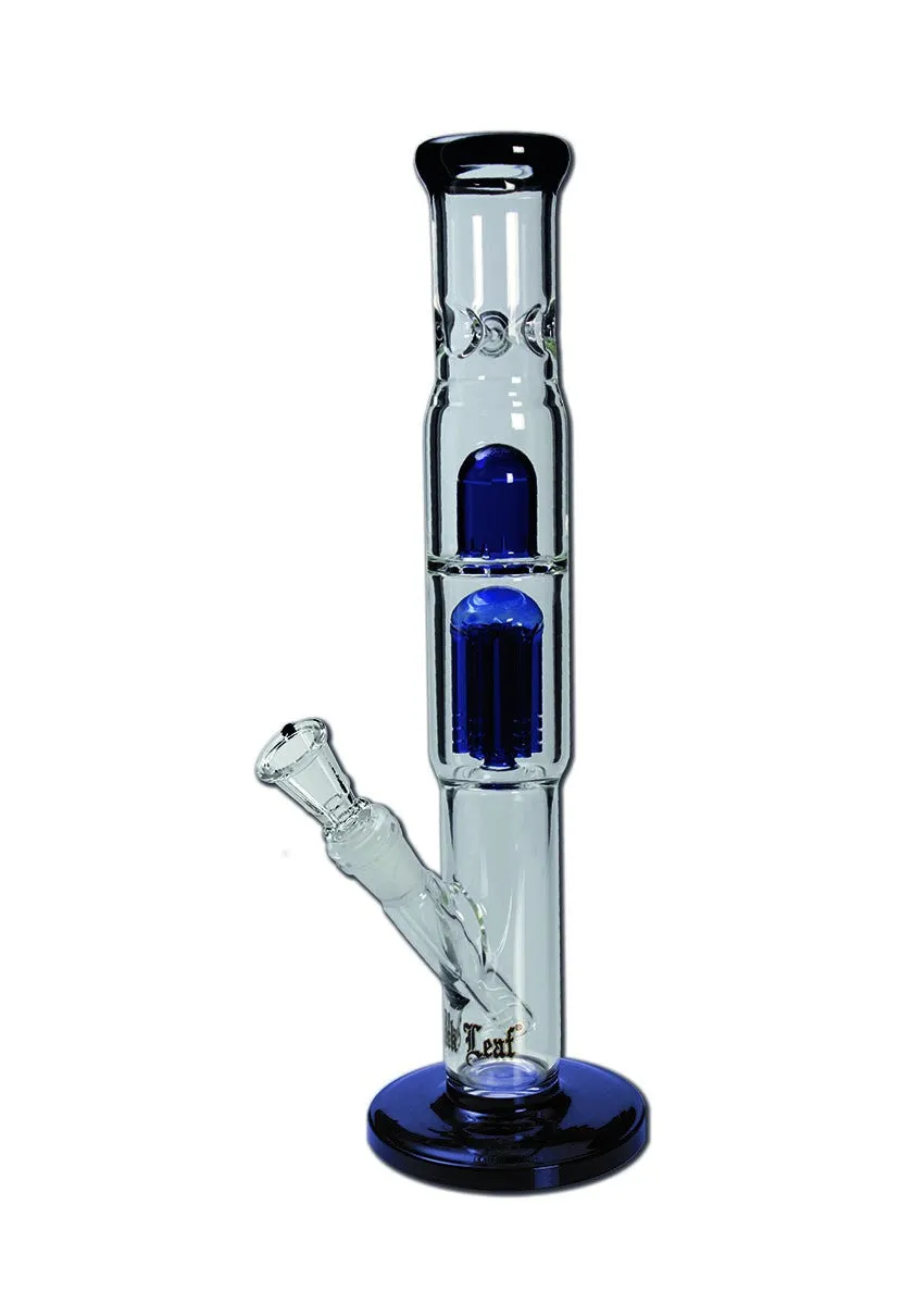 Black Leaf BL Glass Bong Ice 1xPerco bong con percolatore