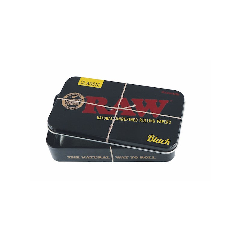RAW Parafernalia scatola in metallo nera o beige