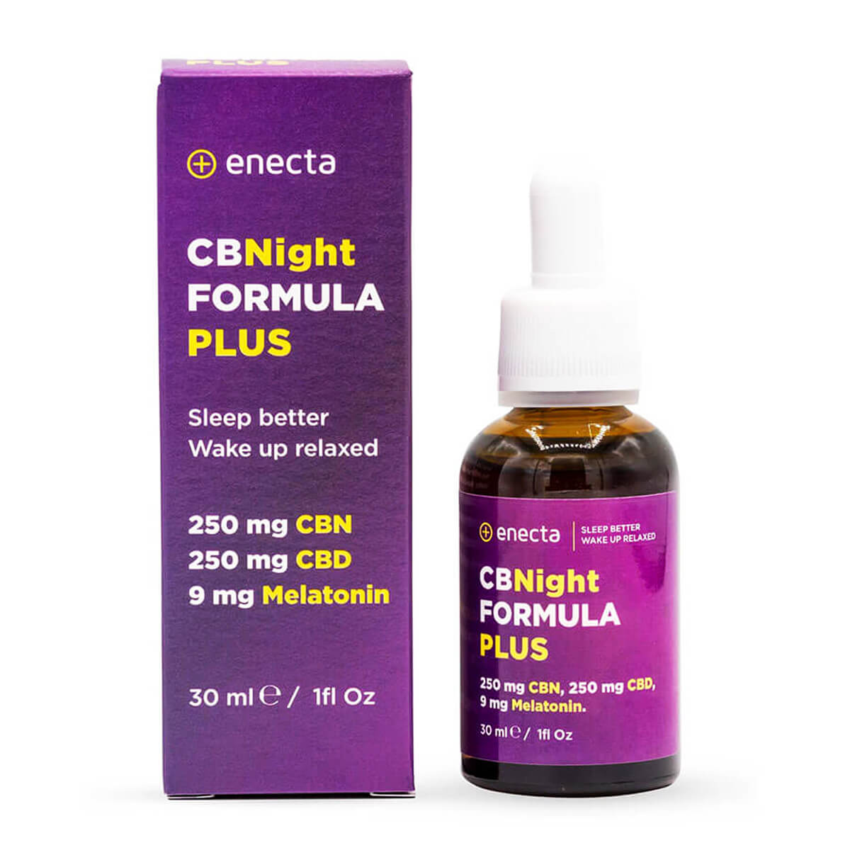 Enecta CBNight Formula olio 125 mg CBN + 125 mg CBD 30 ml
