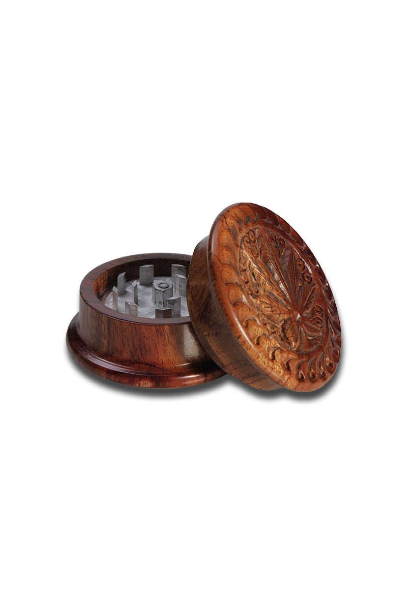 Parafernalia Grinder in palissandro 2 pezzi con chiusura magnetica