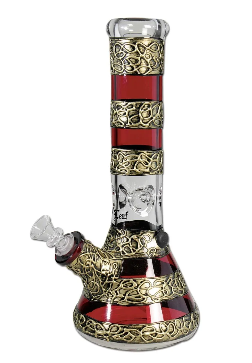 Parafernalia BL Steam Stripes Painted Bong Ice red bong rosso