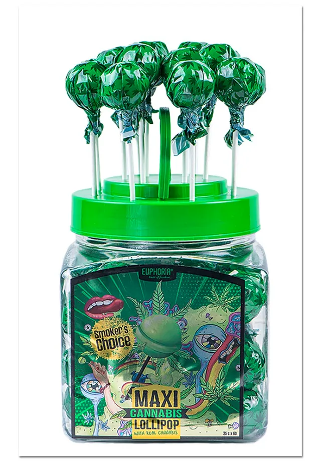 Plantadiscount Alimenti Euphoria Lollipops Cannabis lecca-lecca senza THC
