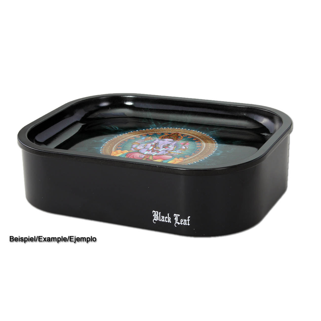 Black Leaf Parafernalia Box/Lower Part for Mixing Tray contenitore metallico