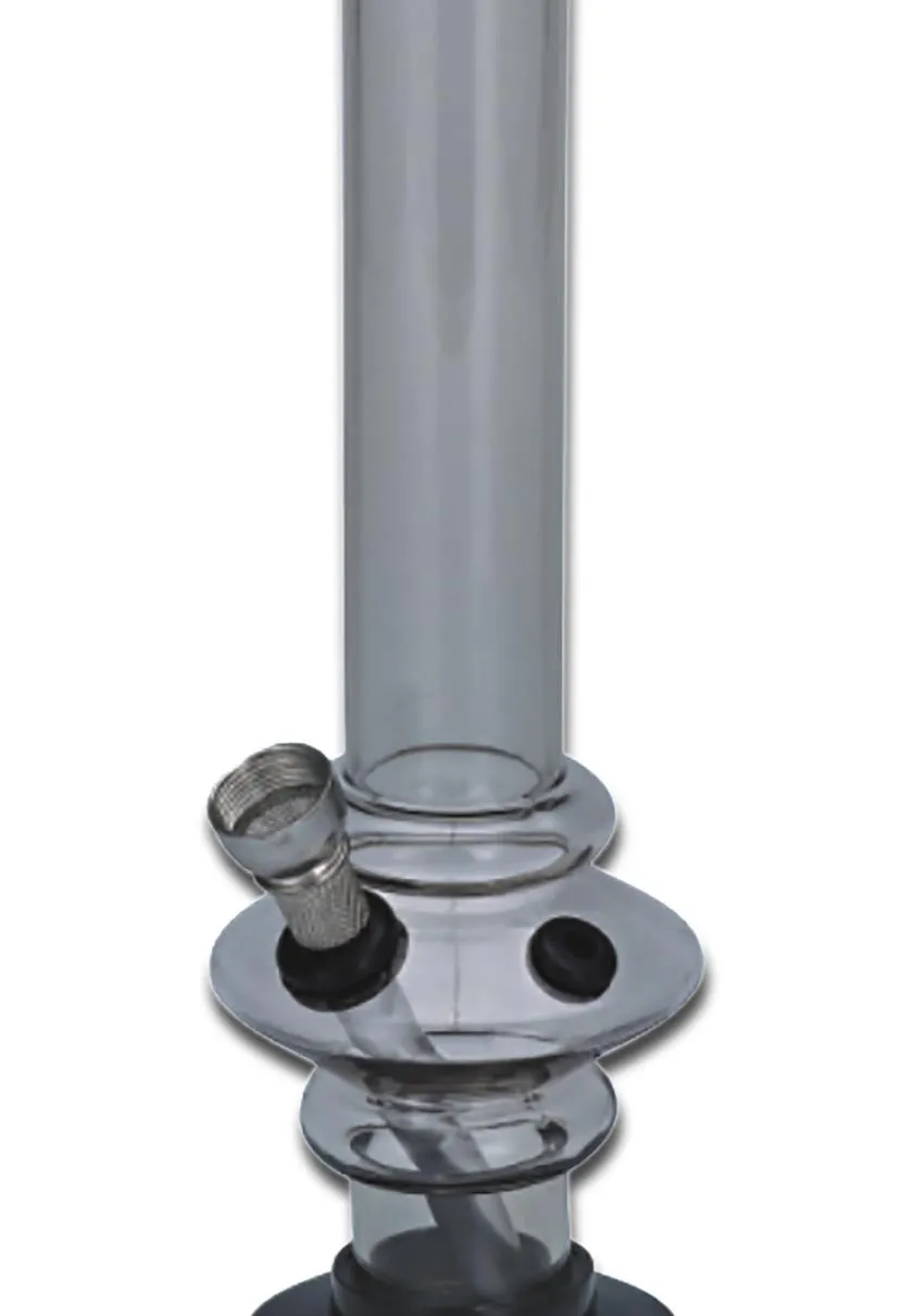Plantadiscount Parafernalia Acrylic Bong in acrilico con chillum in metallo