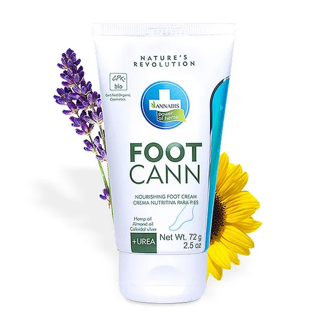 Annabis Cosmesi Footcann Crema Nutriente per i Piedi 100 ml con urea