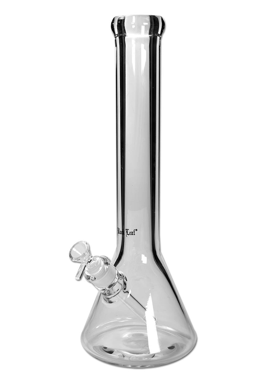Black Leaf Parafernalia Black Leaf Flask Bong 9mm bong in borosilicato
