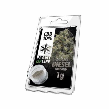 Plantadiscount CBD Hash Solido 10% CBD Sour Diesel hash solido 10%