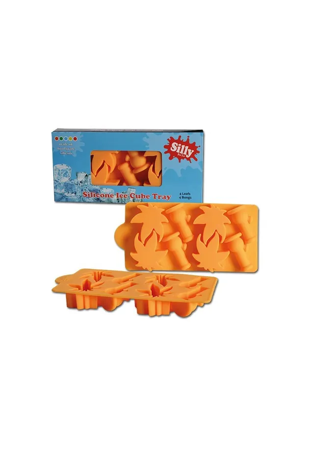 Black Leaf Silly stampo ghiaccio in silicone