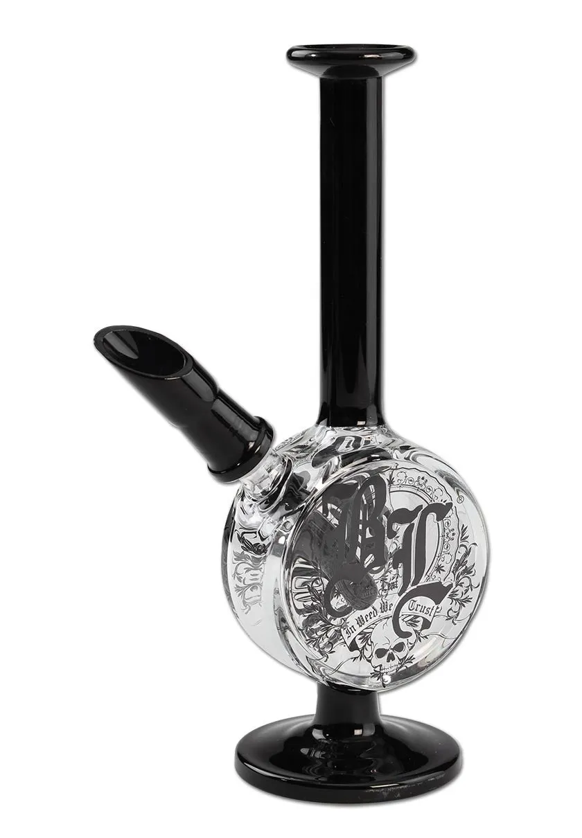 Black Leaf Parafernalia In Weed We Trust Oil Pipe black dab rig con nail