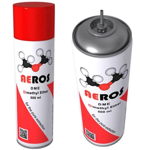 AEROS Bombola d.m.e. gas organico per estrazioni 500 ml