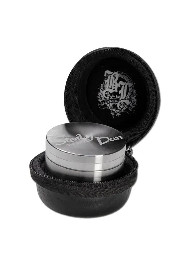 Black Leaf BL Steely Dan Stainless Steel Grinder 4-part 35 mm in acciaio