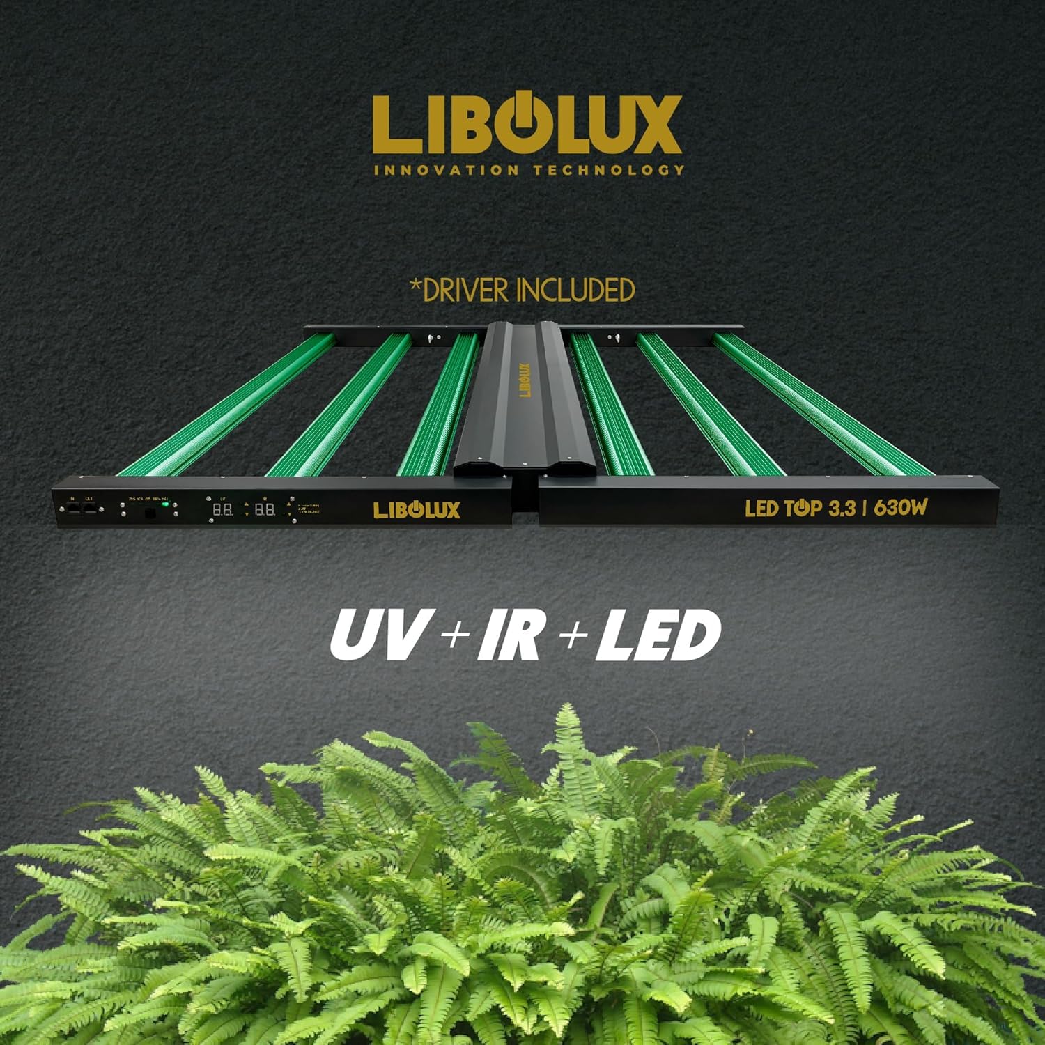 Lucius Digital Lighting Blue Label 630W lampada LED UV IR dimmerabile