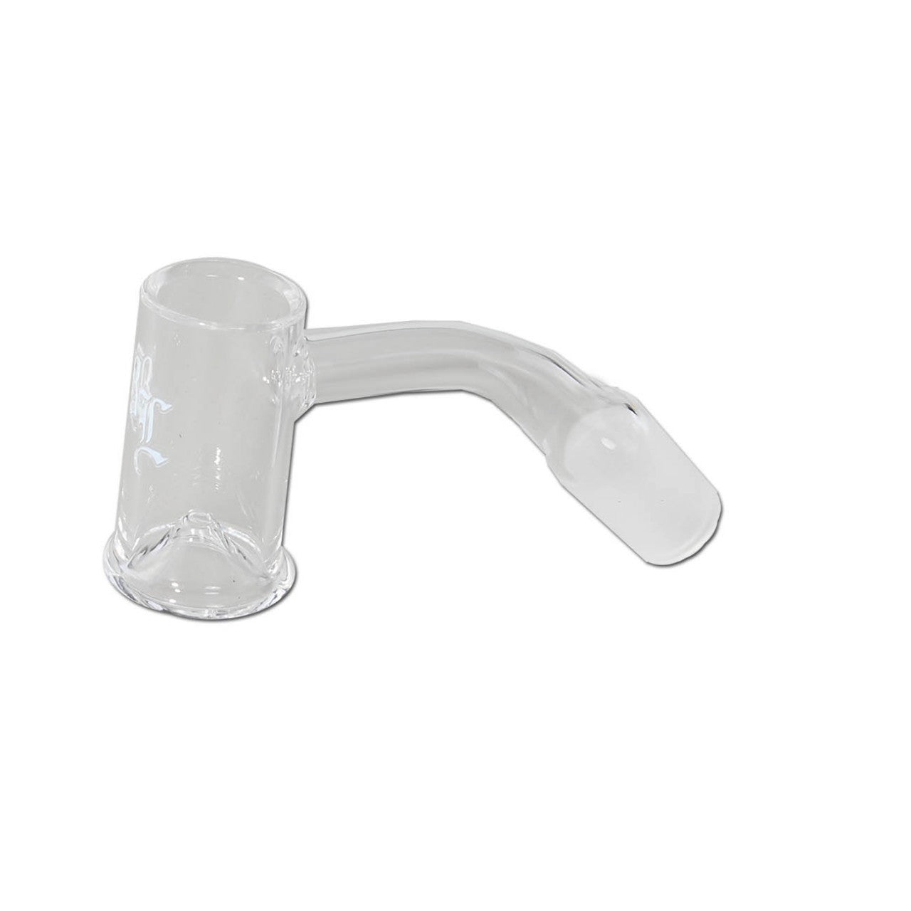 Black Leaf Round Bottom Banger banger in quarzo per dabbing