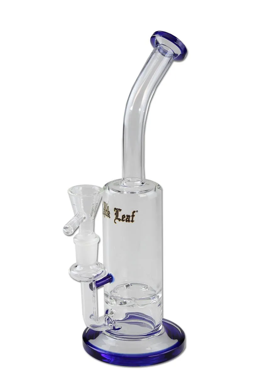 Black Leaf Turbine Disc bong in vetro borosilicato