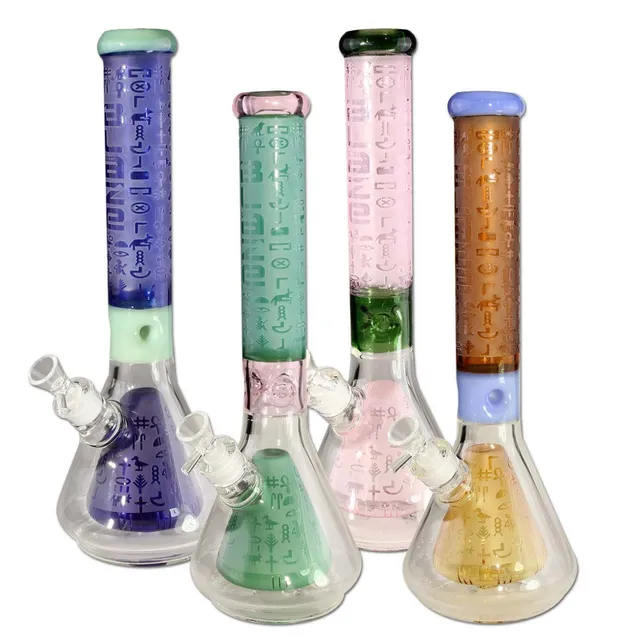 BLAZE GLASS Parafernalia Pharao Beaker Bong Ice 5 mm