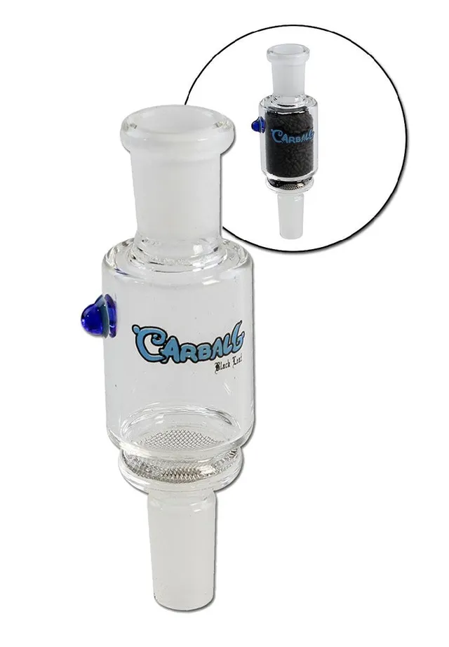 Black Leaf Parafernalia Carball adattatore per bong a carbone attivo cilindro