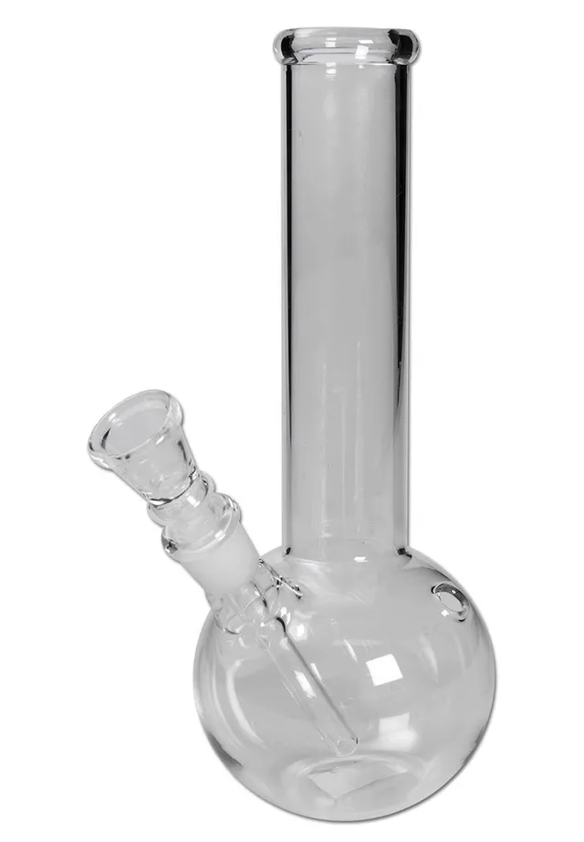 Glass Bong bong in vetro con chillum e kick hole