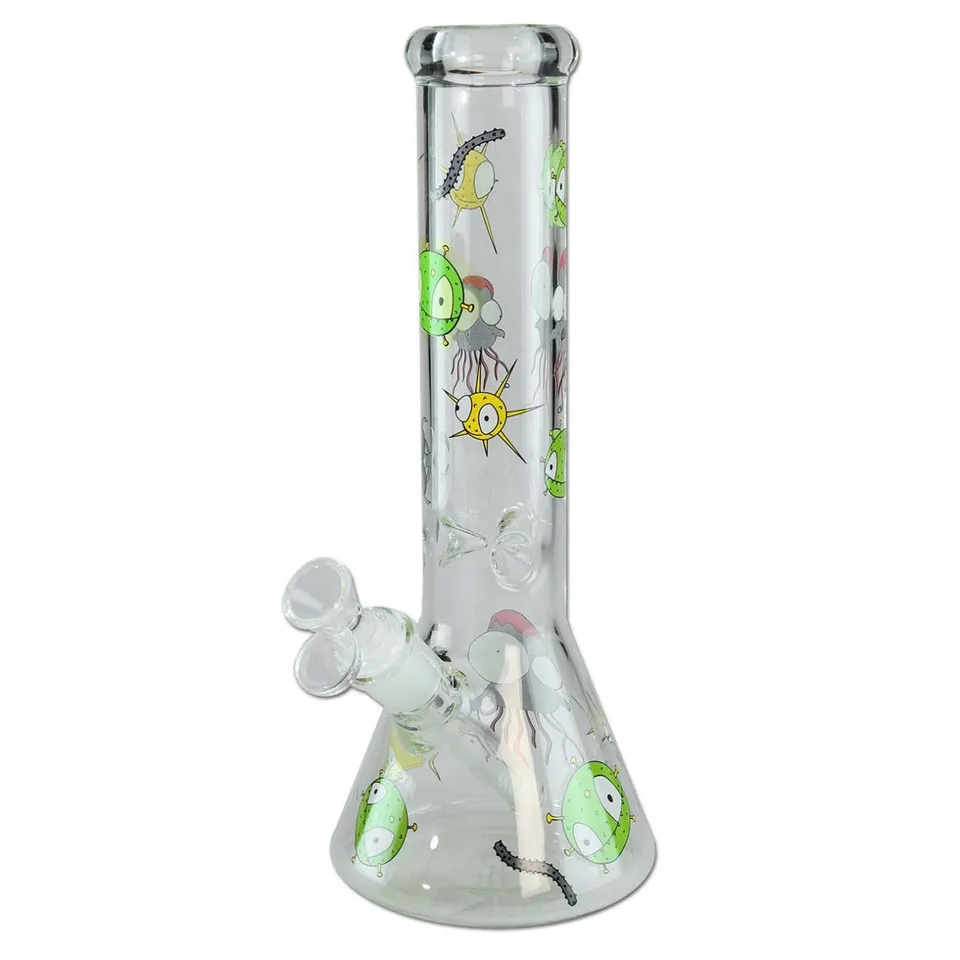 Plantadiscount Parafernalia Haze Invaders Flask Bong L bong con diffusore