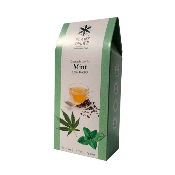 Plant of Life Infuso di Tè al CBD 2.5%–3% gusto Naturale